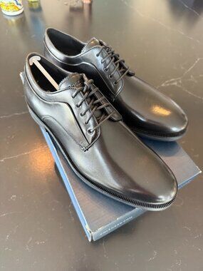 NEW IN BOX Cole Haan Dean Plan Toe Leather Derby | Men's Size 8.5